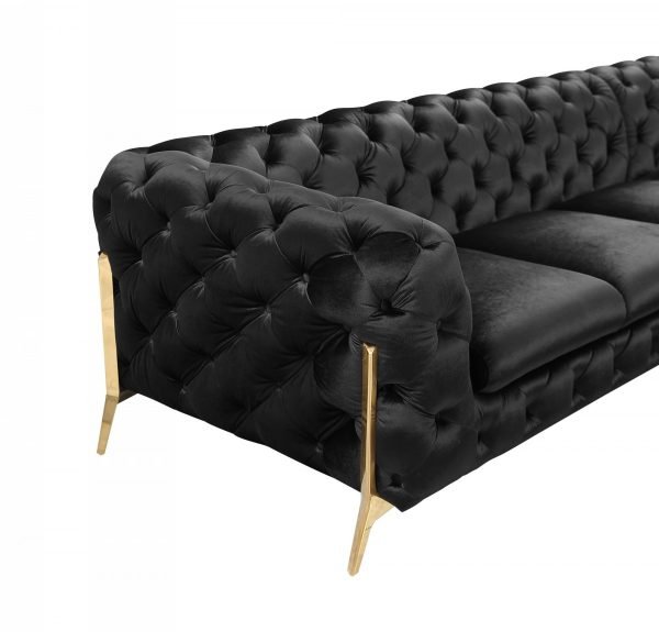 Delilah Sectional Black - Image 4