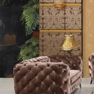 Delilah Loveseat Brown
