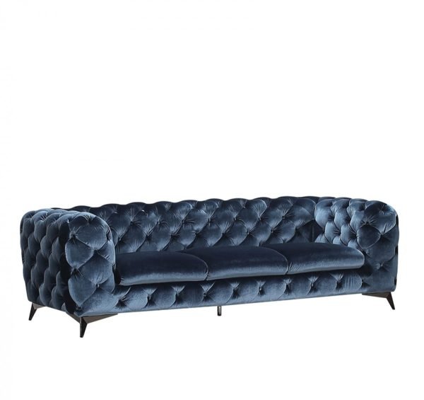 Delilah Modern Blue Sofa - Image 7