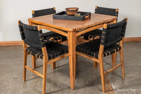 Chontales Square Dining Table Mahogany - Image 4