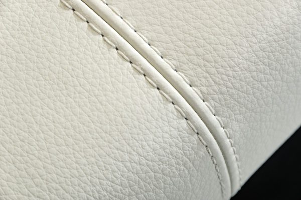 Estro Salotti Crosby - Italian Modern White Leather Sectional Sofa - Image 2