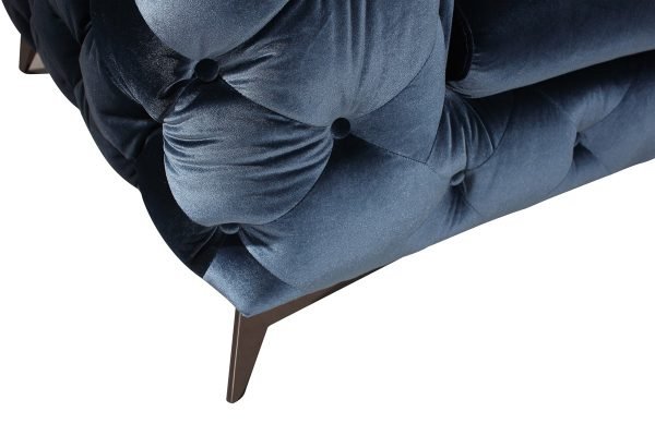 Delilah Modern Blue Sofa - Image 3