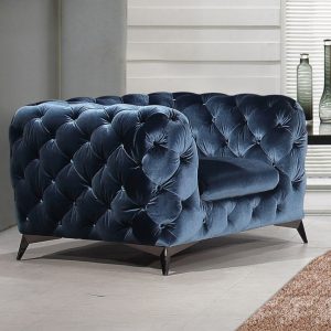 Delilah Modern Blue Chair