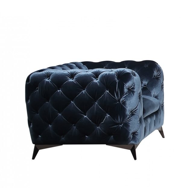 Delilah Modern Blue Chair - Image 2
