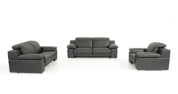 estro-salotti-evergreen-modern-black-leather Sofa - Image 4