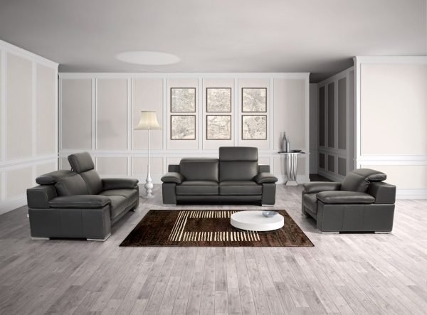 estro-salotti-evergreen-modern-black-leather Sofa