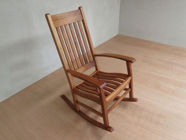 Zelaya Rocking Chair Walnut - Image 2