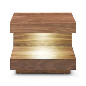 Modrest Esso - Contemporary Walnut Nightstand