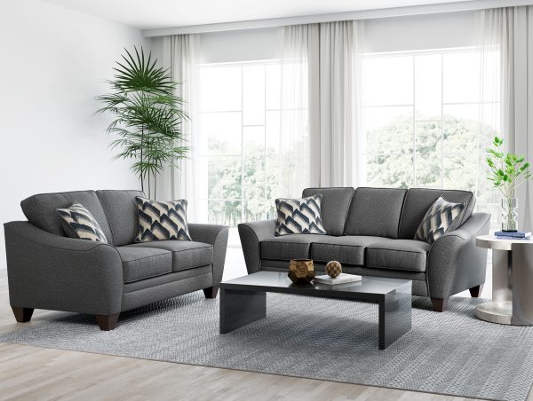 Cosmic Charcoal Loveseat - Image 2