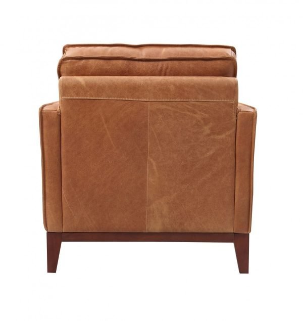 Naylor Chair Brown Leather - Image 2