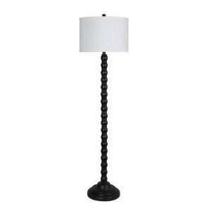 Floor Lamp Washed Black