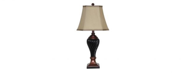 Copper Resin Table Lamp
