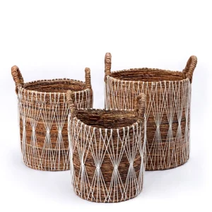 Boho Laundry Basket MANDURO | Plant Basket | Storage Basket, S3