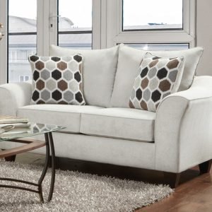 Anna Silver Loveseat