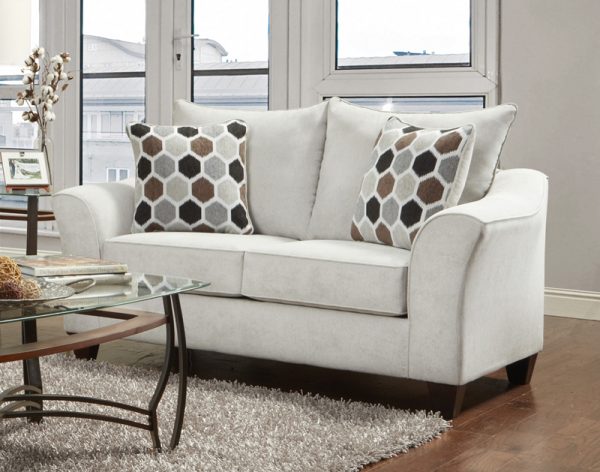 Anna Silver Loveseat