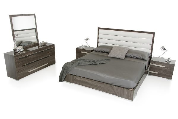 Nova Domus Capulet Italian Modern Grey Bedroom Set - Image 2