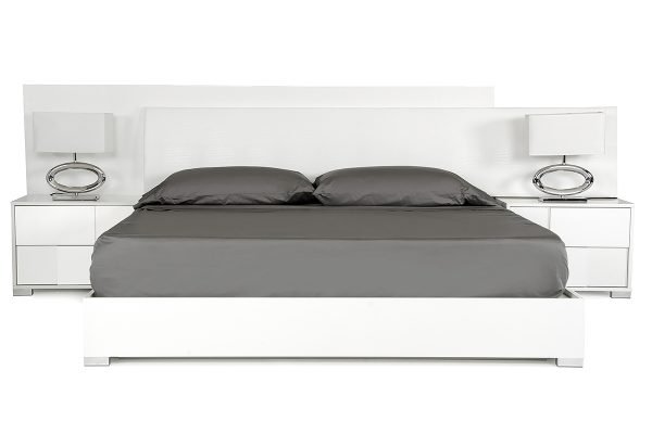 Modrest Monza Italian Modern White Nightstand - Image 3