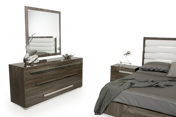 Nova Domus Capulet Italian Modern Grey Mirror - Image 5