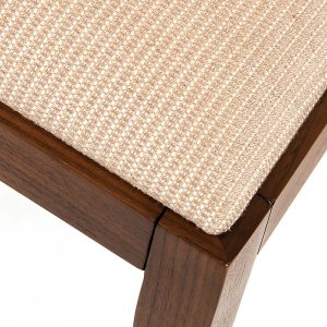 Modrest Codex Mid-Century Tobacco & Beige Desk Chair