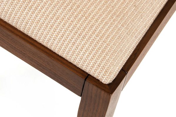 Modrest Codex Mid-Century Tobacco & Beige Desk Chair