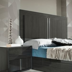 Modrest Ari Italian Modern Grey Bedroom Set