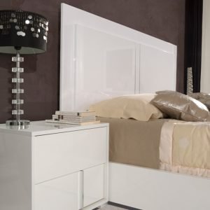 Modrest Nicla Italian Modern White Bed
