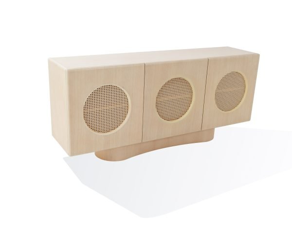 Nova Domus Osaka - Modern Natural Ash + Rattan Buffet - Image 2