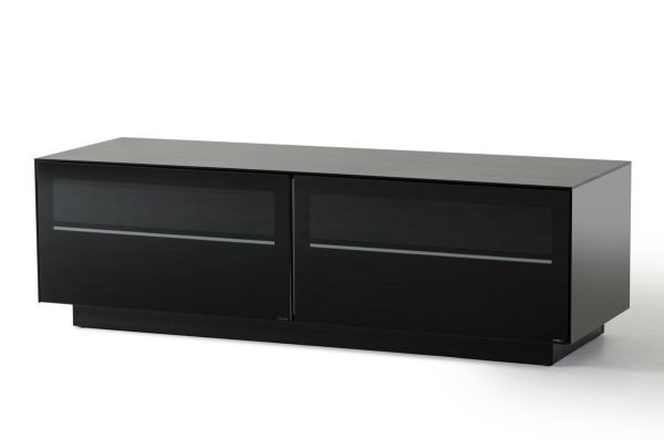 Modrest Carter Contemporary Black TV Stand - Image 2