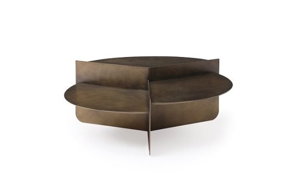 Modrest Kyuss - Modern Antique Brass Coffee Table - Image 2