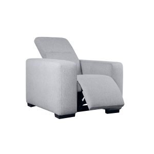 Divani Casa Bode - Modern Grey Fabric Recliner Chair