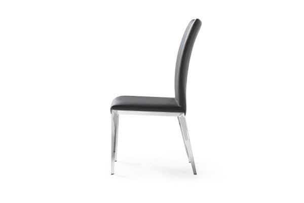 Modrest Taryn - Modern Dark Grey Dining Chair (Set of 2) - Image 3
