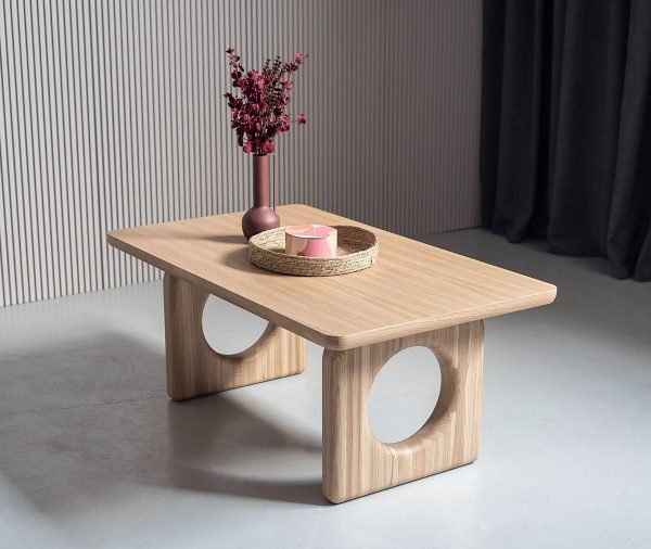 Modrest Washington - Modern Natural Oak Coffee Table - Image 3