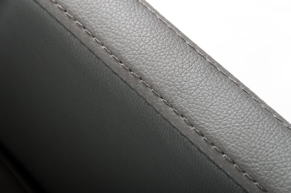 Dex Modern Grey Leatherette Dining Chair