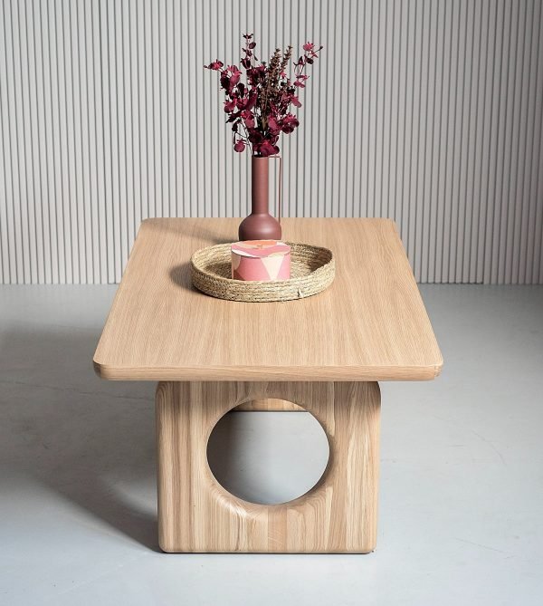 Modrest Washington - Modern Natural Oak Coffee Table - Image 2