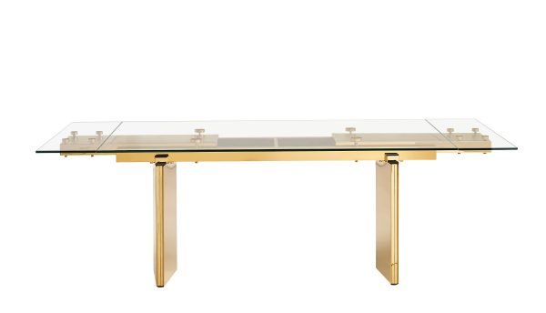 Modrest Nassim - Glam Glass Extendable Dining Table - Image 4