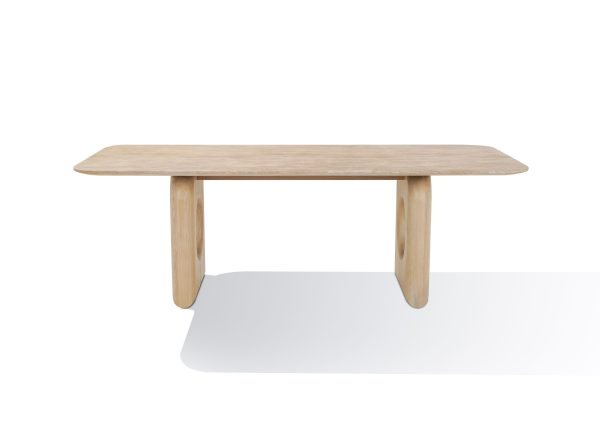 Nova Domus Osaka - Modern Faux Marble + Natural Ash Dining Table - Image 3