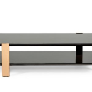 Modrest Leroy Modern Ebony & Rosegold Coffee Table