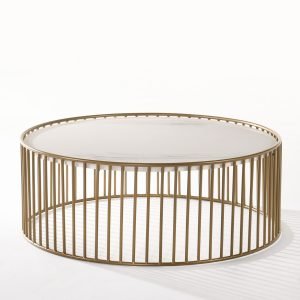 Modrest Eleanor - Modern Round Marble Coffee Table