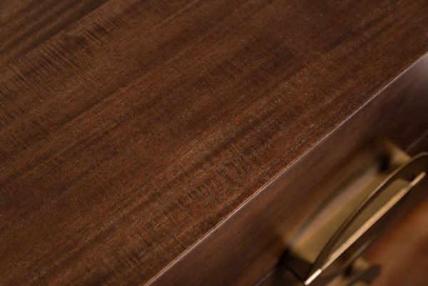 Modrest Selena Modern Acacia & Brass Dresser - Image 5