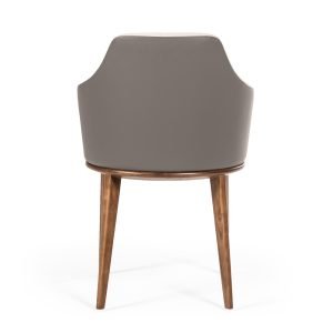 Modrest Megan Modern Beige & Grey Dining Chair