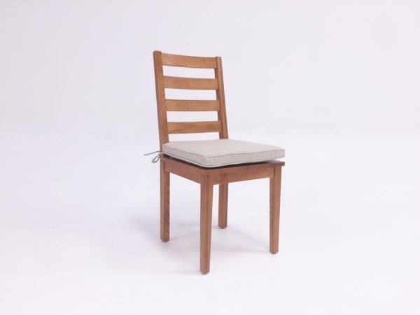 Modrest Lance Modern Ash Wood Dining Chair w/ Cushion (Set of 2) - Image 3