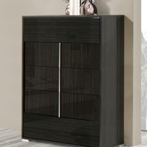 Modrest Ari - Modern Grey Lacquer Chest