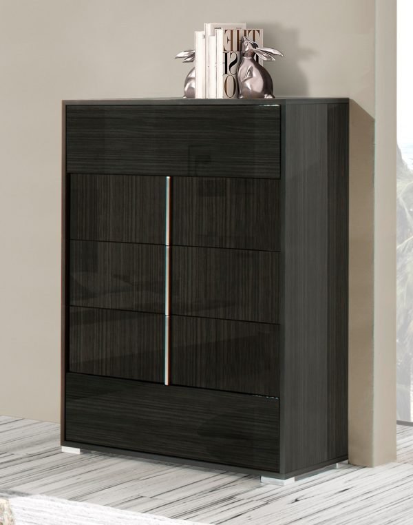 Modrest Ari - Modern Grey Lacquer Chest