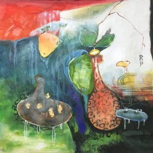 Modrest ADD3234 - Abstract Oil Painting