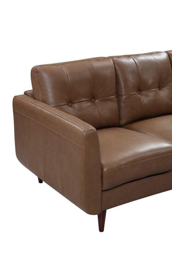 Divani Casa Lyman - Modern Brown Sofa - Image 5