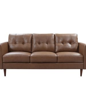 Divani Casa Lyman - Modern Brown Sofa