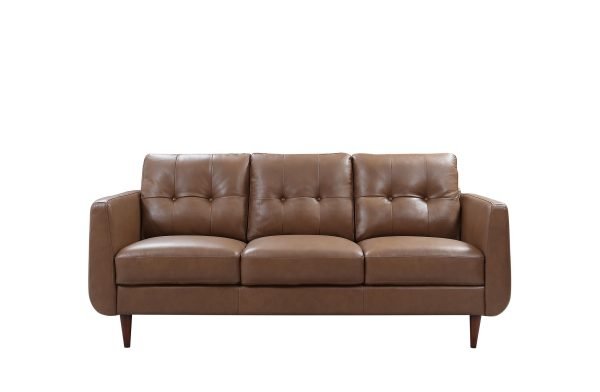 Divani Casa Lyman - Modern Brown Sofa