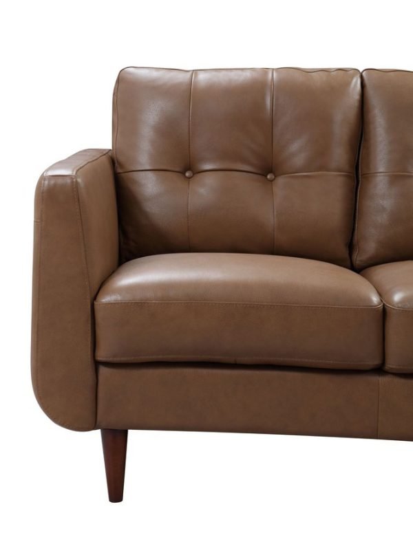 Divani Casa Lyman - Modern Brown Sofa - Image 4