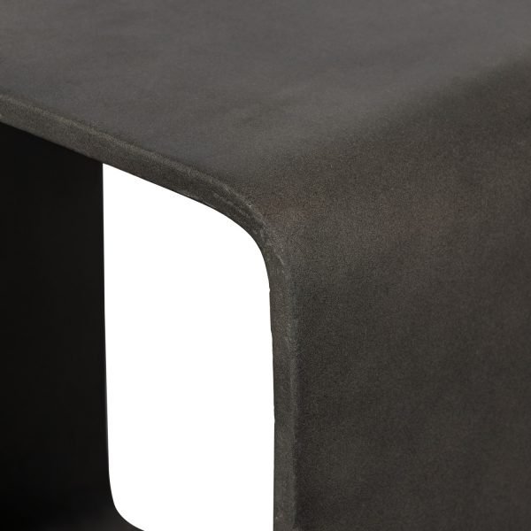 Modrest Pickens - Modern Dark Grey Concrete Cube Shelf - Image 3