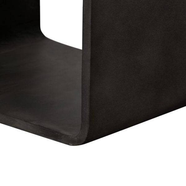 Modrest Pickens - Modern Dark Grey Concrete Cube Shelf - Image 5